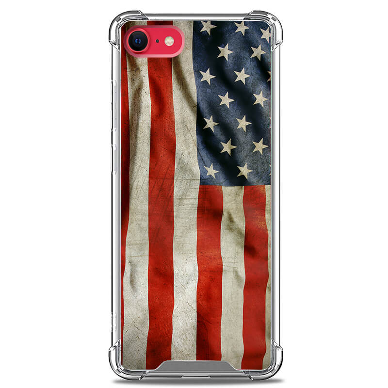 iPhone SE 2 CLARITY Case [FLAG COLLECTION]