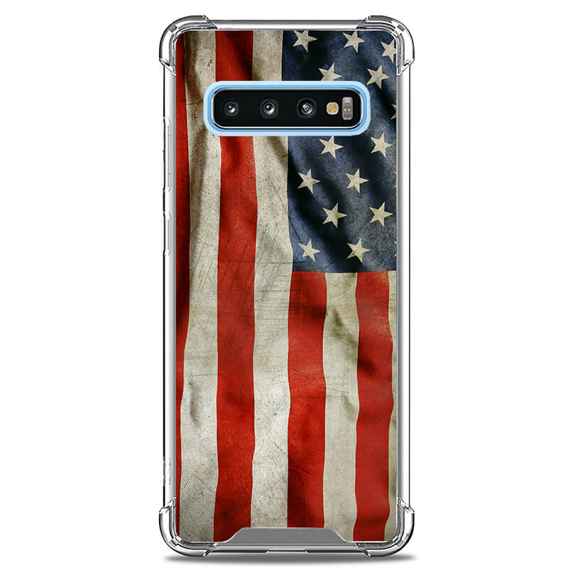 Galaxy S10 CLARITY Case [FLAG COLLECTION]
