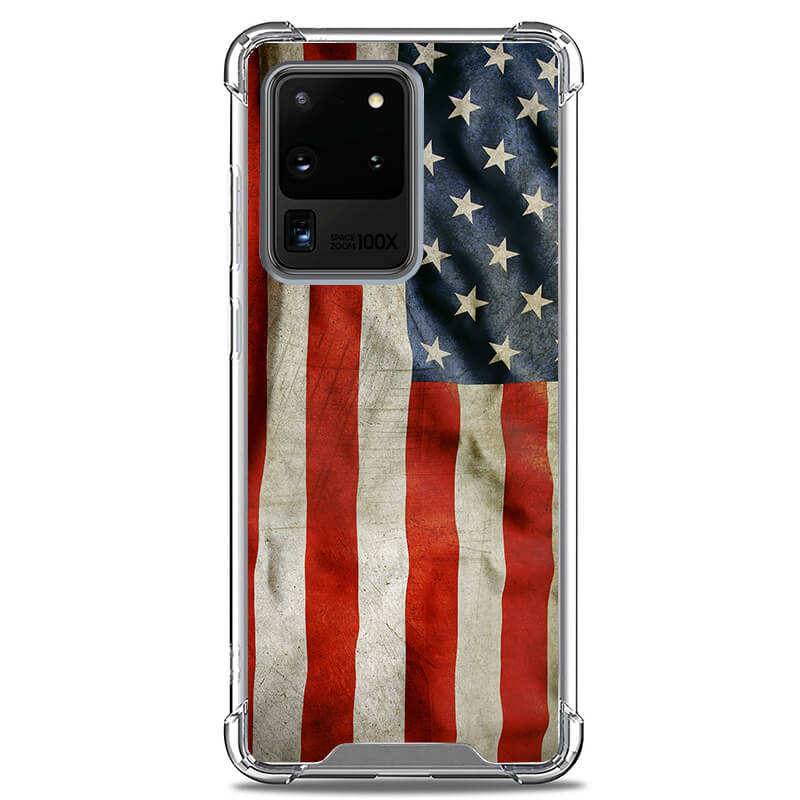 Samsung S20 Ultra CLARITY Case [FLAG COLLECTION]