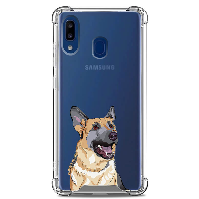 Galaxy A20 CLARITY Case [PET COLLECTION]