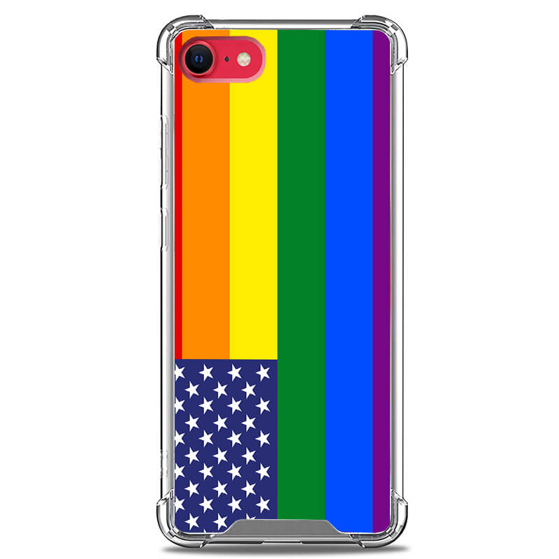 iPhone SE 2 CLARITY Case [FLAG COLLECTION]