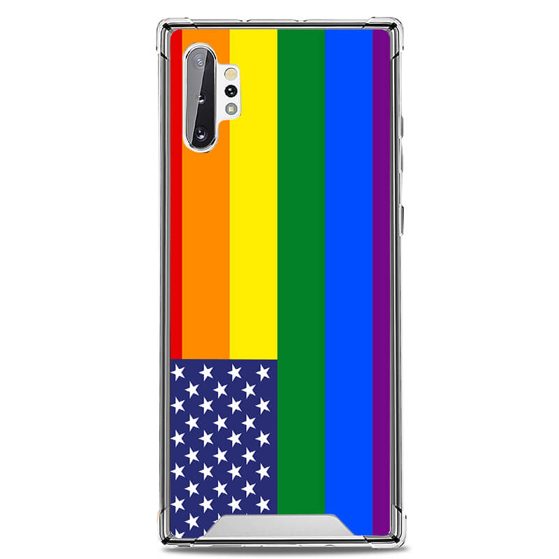 Galaxy Note 10 Plus CLARITY Case [FLAG COLLECTION]