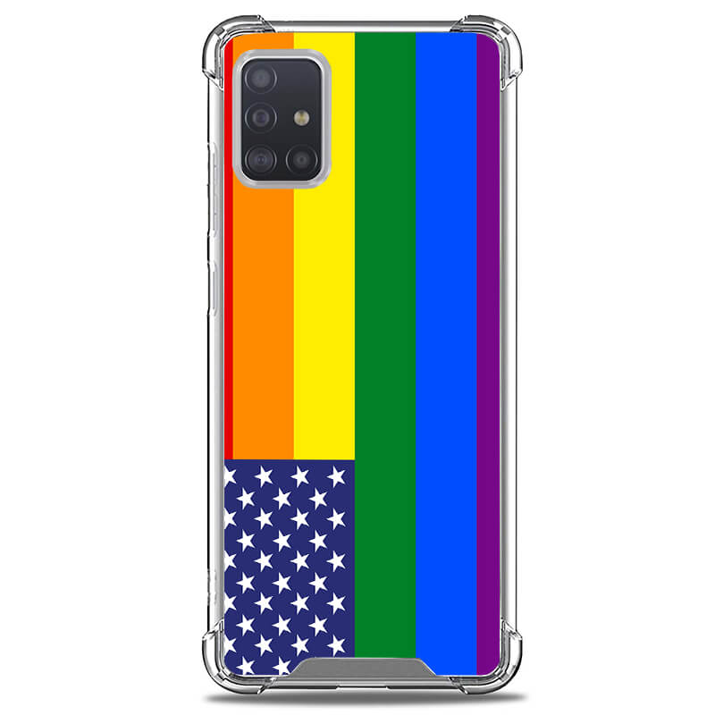 Galaxy A51 CLARITY Case [FLAG COLLECTION]