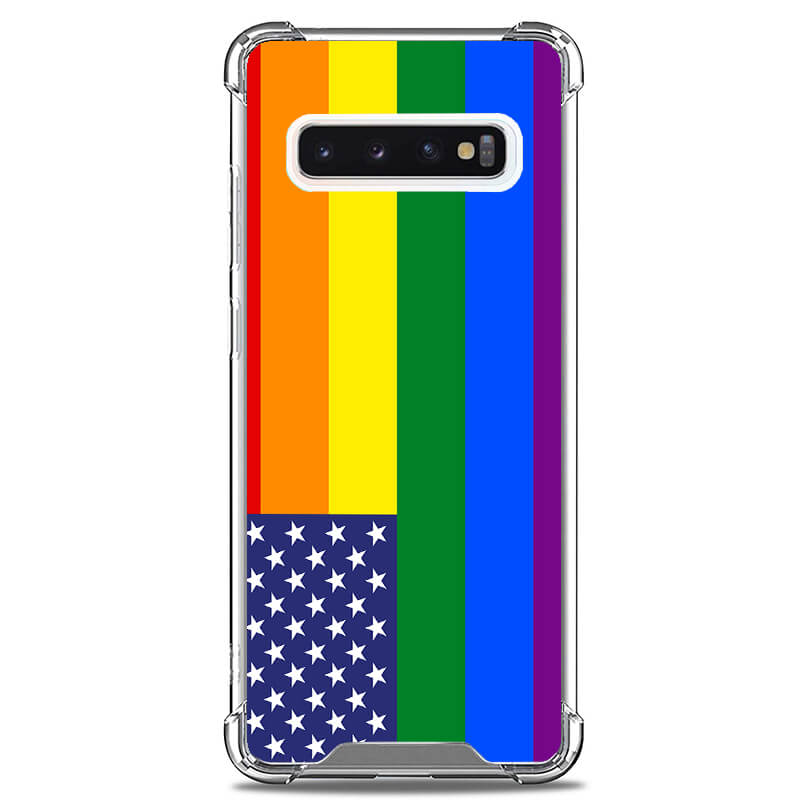 Galaxy S10 Plus CLARITY Case [FLAG COLLECTION]