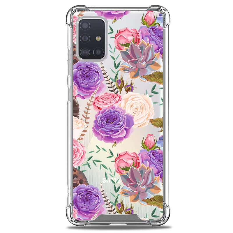 Galaxy A51 CLARITY Case [FLORAL COLLECTION]