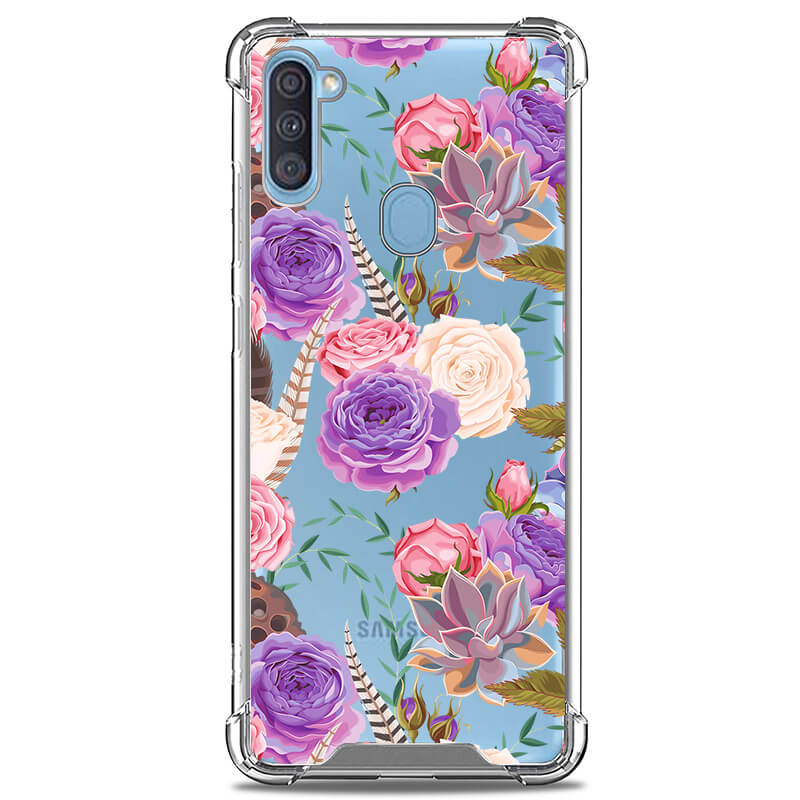 Galaxy A21 CLARITY Case [FLORAL COLLECTION]