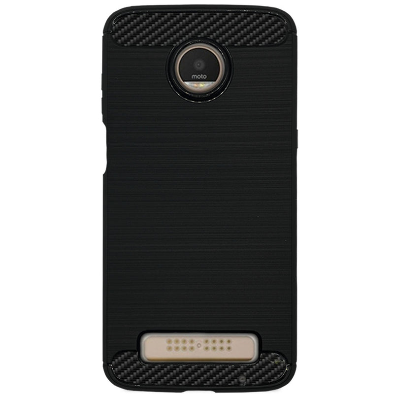 Motorola Moto Z3 Play CARBON FLEX Case - CUstomizable - 1